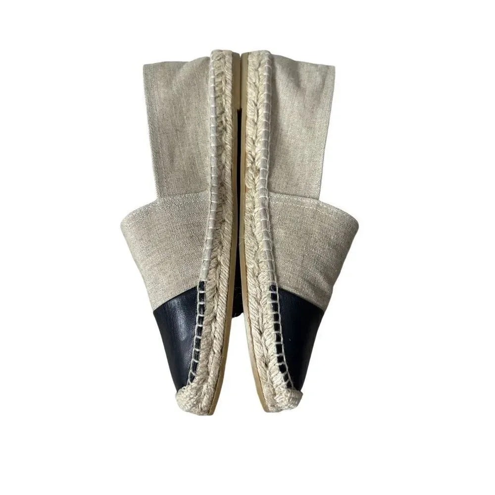 J.Crew cap toe espadrilles‎ linen size 12